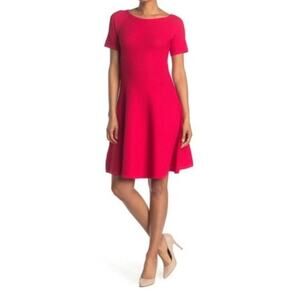 T Tahari Red Mini Dress